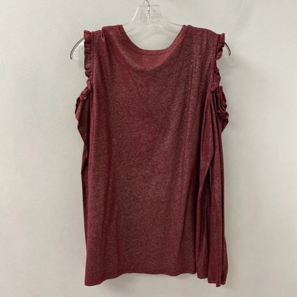 MICHAEL/Michael Kors WOMEN'S TOP burgundy silver XL sold by The Comeback product image thumbnail 2