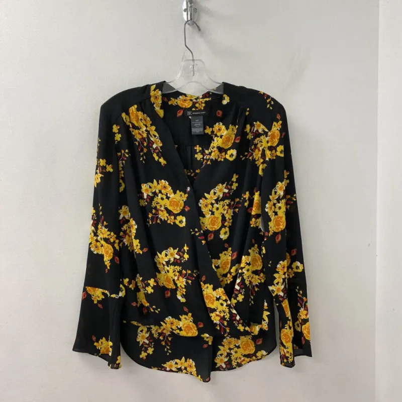 INC WOMEN'S BLOUSE/SHIRT black yellow M sold by The Comeback