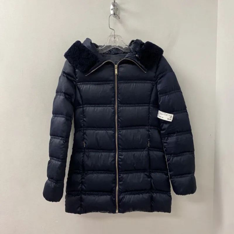 Massimo Dutti WOMEN'S COAT navy XS sold by The Comeback