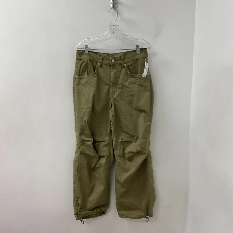OAK + FORT WOMEN'S PANTS green 6 sold by The Comeback