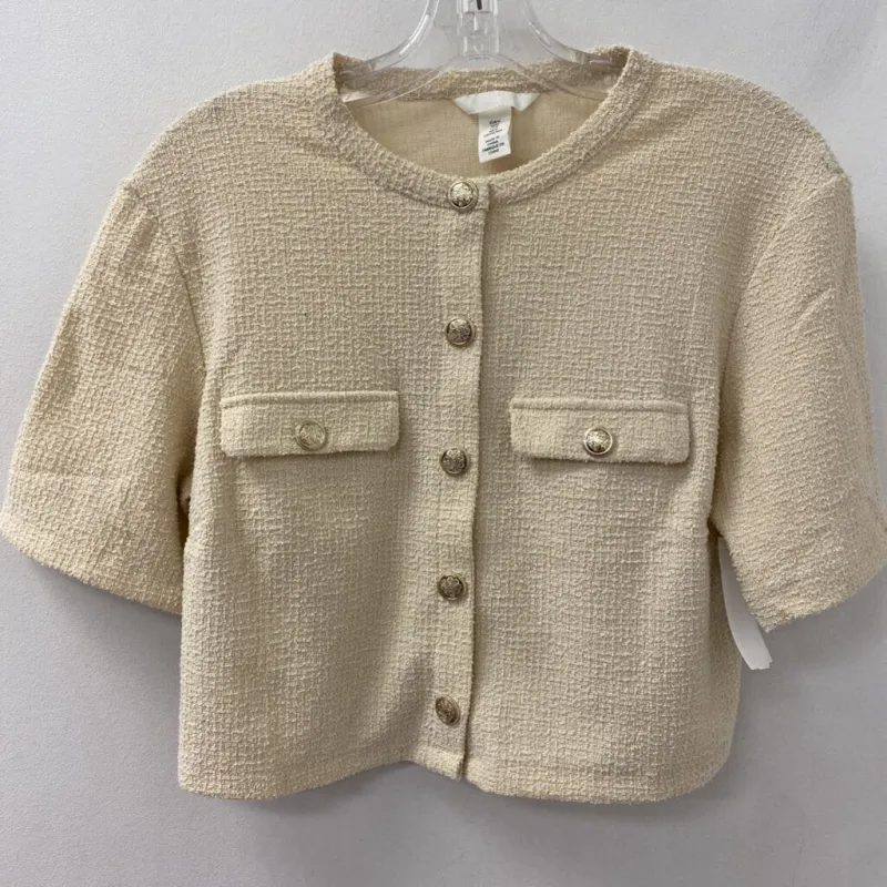H&M WOMEN'S BLAZER/JACKET cream M sold by The Comeback