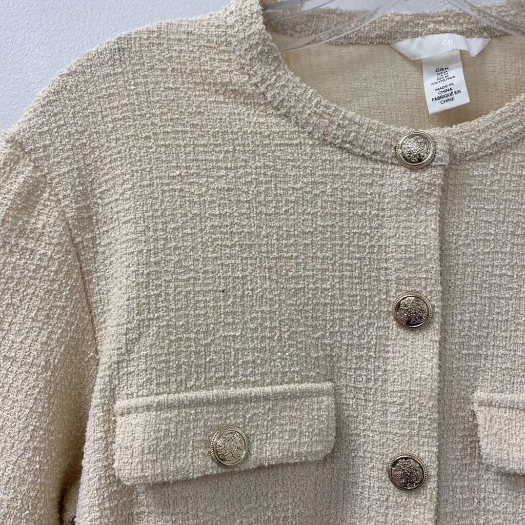 H&M WOMEN'S BLAZER/JACKET cream M sold by The Comeback product image thumbnail 2