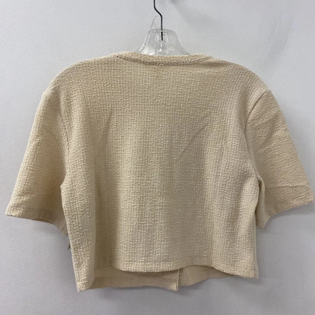 H&M WOMEN'S BLAZER/JACKET cream M sold by The Comeback product image thumbnail 3