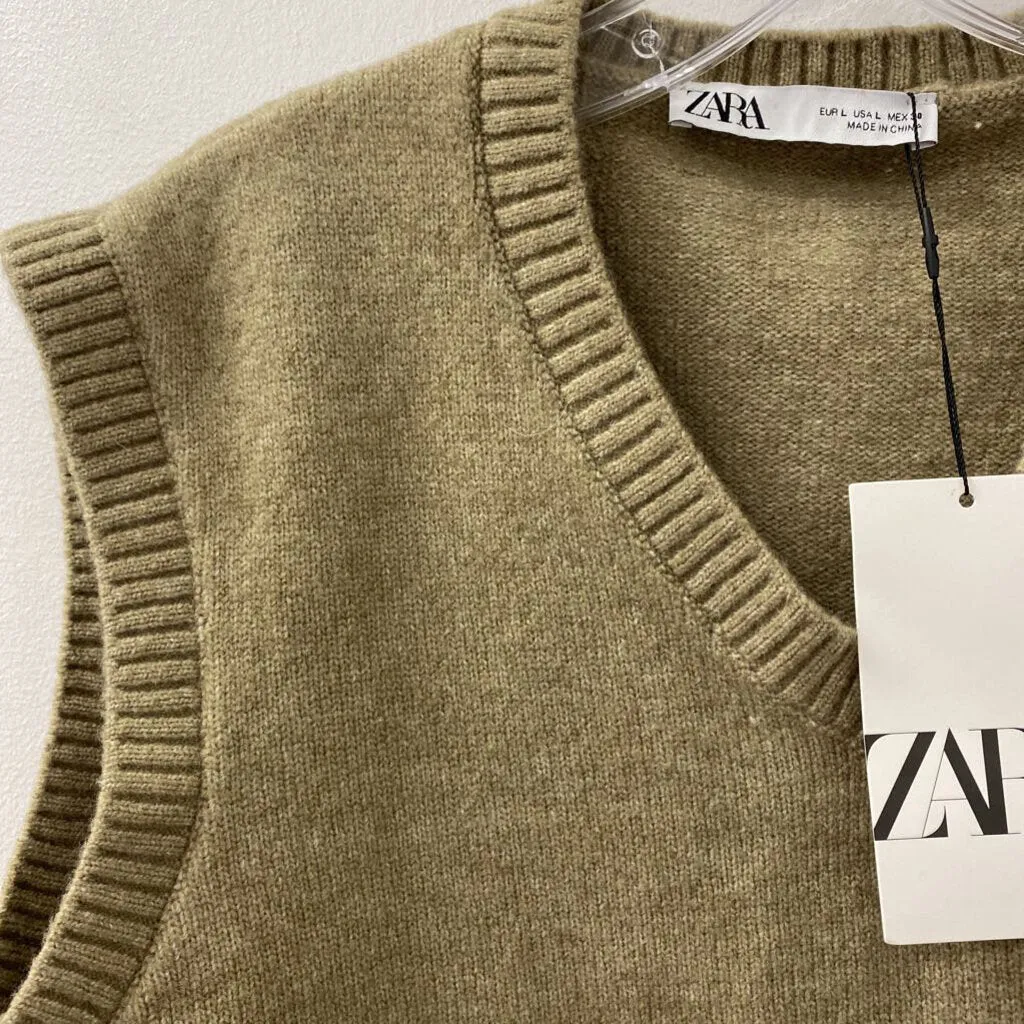 ZARA WOMEN'S SWEATER beige L sold by The Comeback product image thumbnail 2