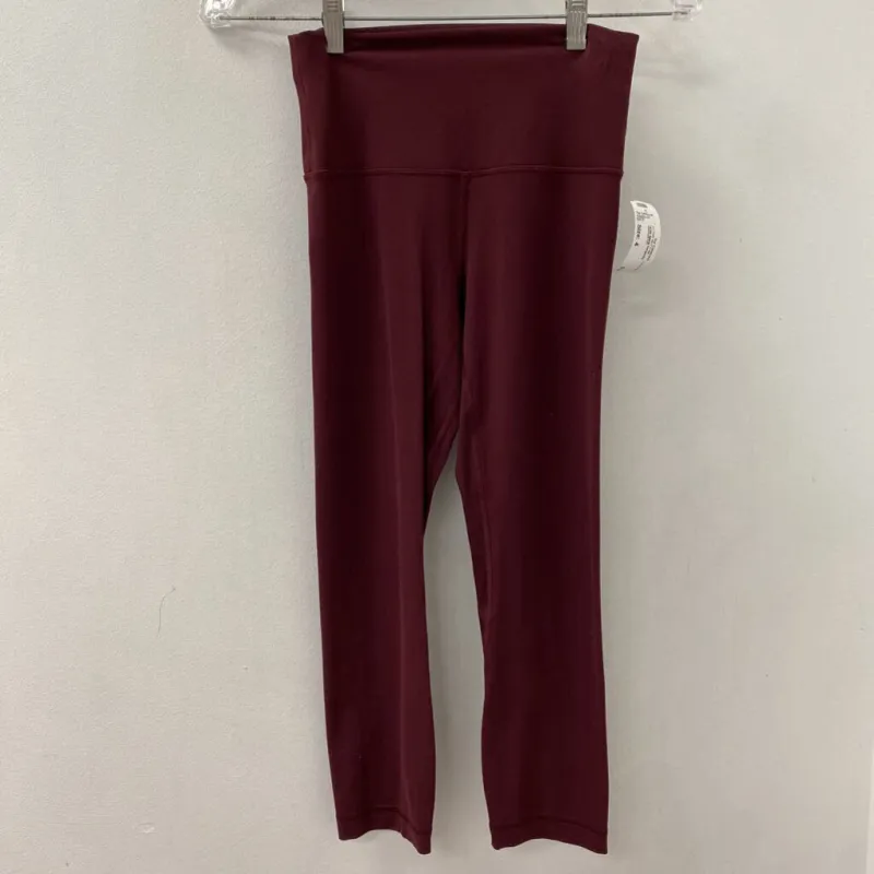 LULULEMON WOMEN'S ACTIVE BOTTOM burgundy 4 sold by The Comeback