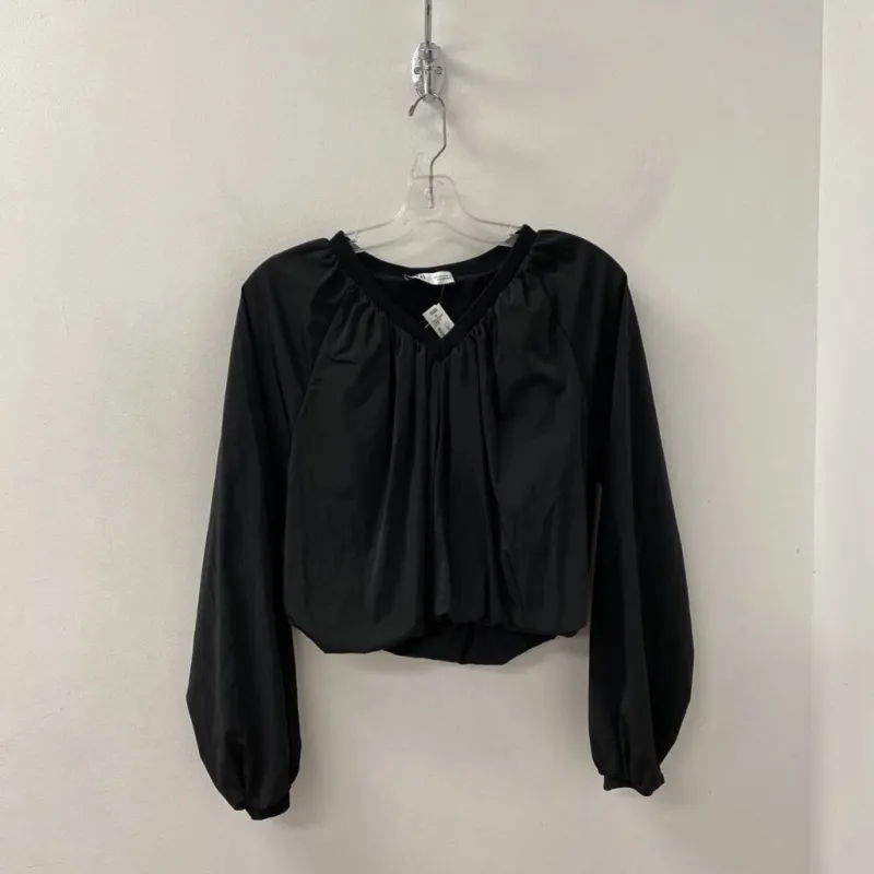 ZARA WOMEN'S TOP black S made by Zara