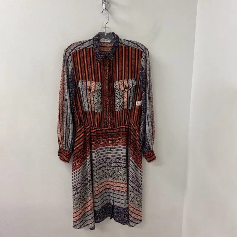 TENAX WOMEN'S DRESS brick black white multi S/42 made by The Comeback