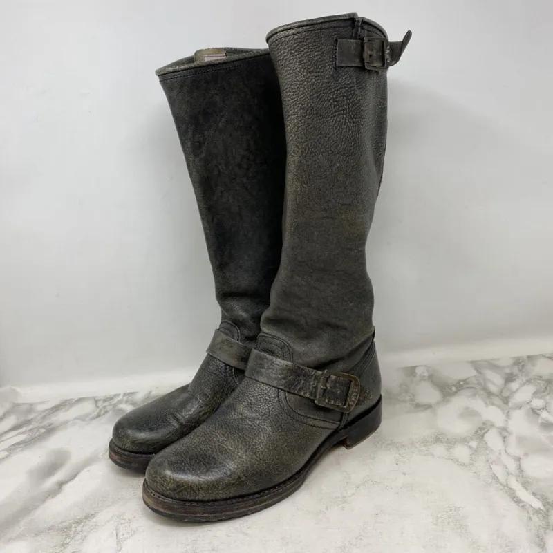 FRYE WOMEN'S BOOTS olive black 7 sold by The Comeback