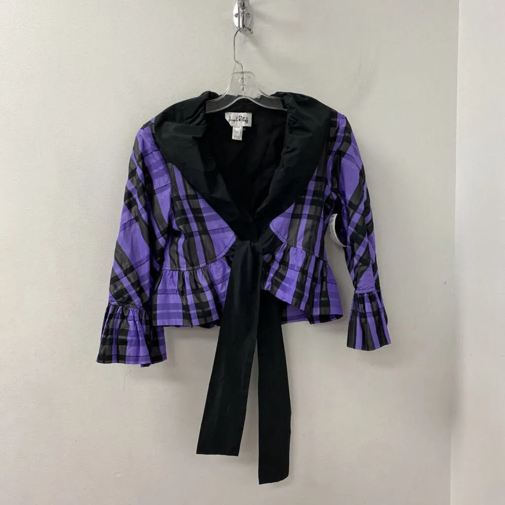 JOSEPH RIBKOFF WOMEN'S BLAZER/JACKET black purple 8 sold by The Comeback