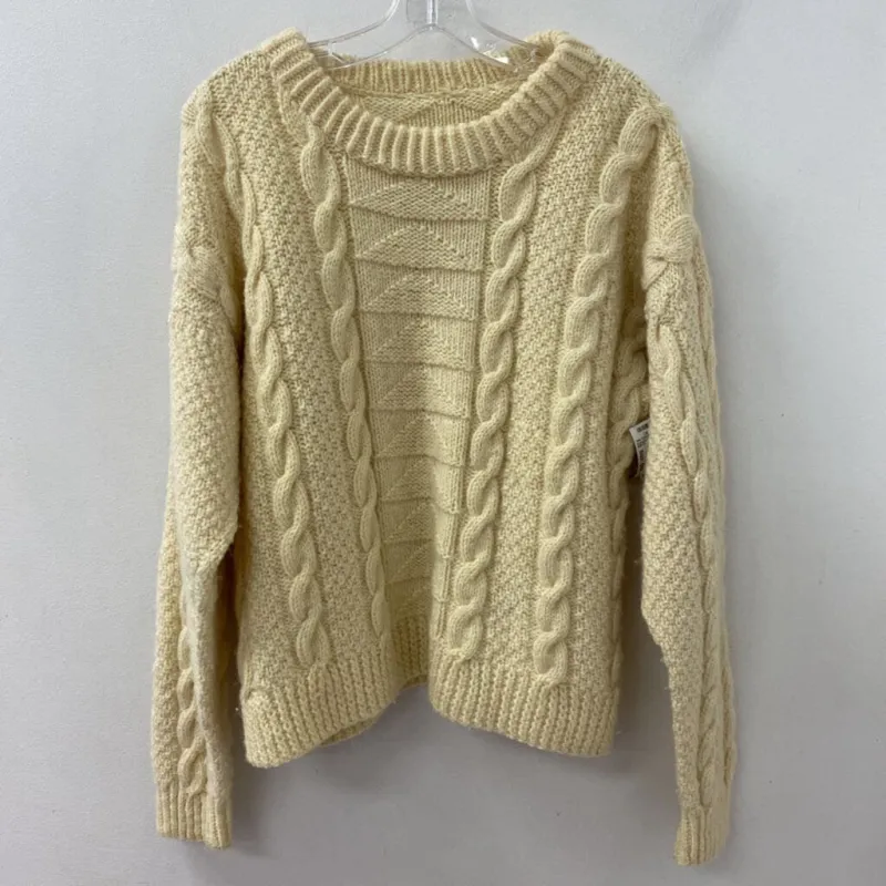 WOMEN'S SWEATER cream S/M sold by The Comeback
