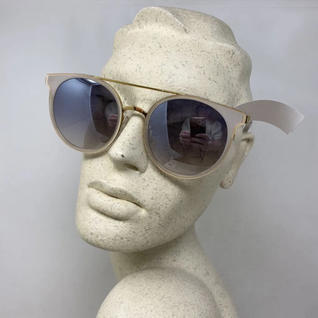WOMEN'S SUNGLASSES white gold sold by The Comeback product image thumbnail 4