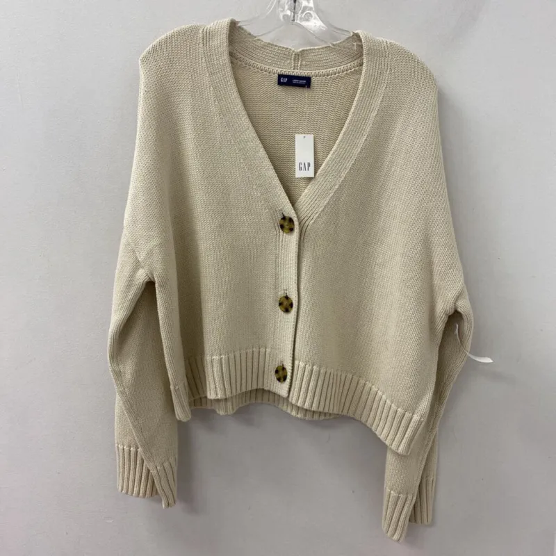 GAP WOMEN'S CARDIGAN cream L made by GAP