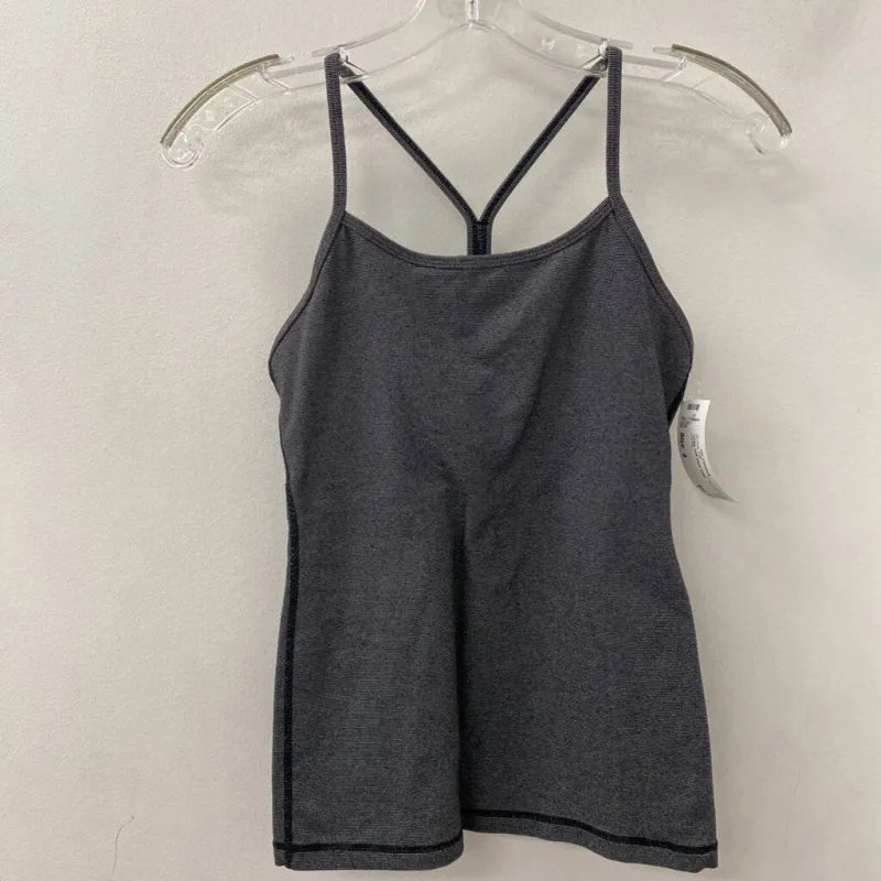 LULULEMON WOMEN'S ACTIVE TOP black white 4 made by Lululemon