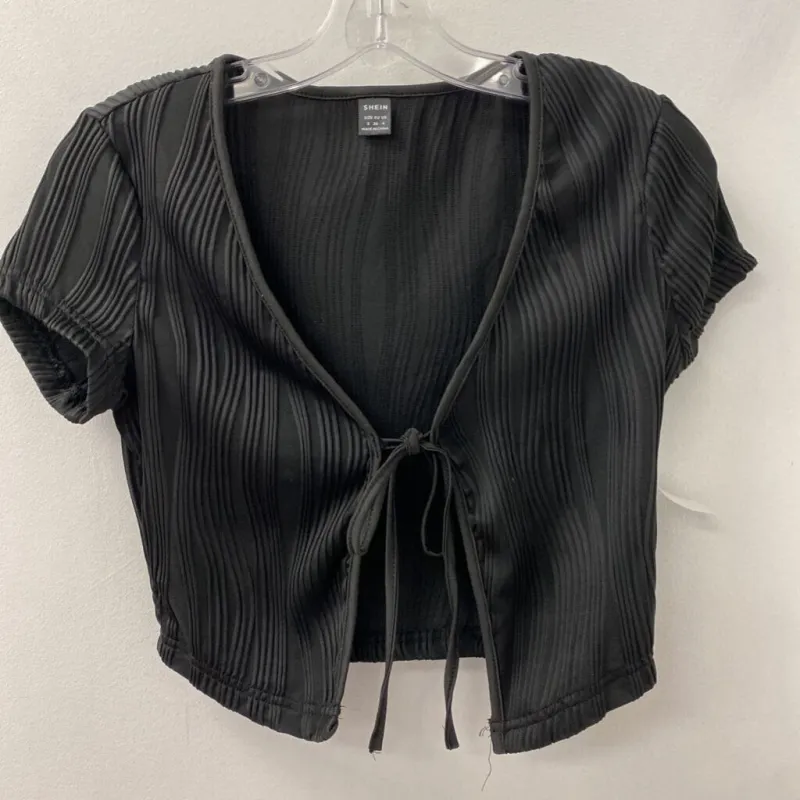 SHEIN WOMEN'S TOP black 4 sold by The Comeback