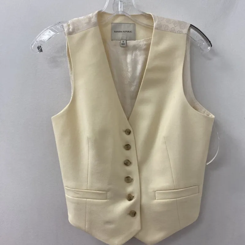 Banana Republic WOMEN'S BLAZER/JACKET cream 4 sold by The Comeback