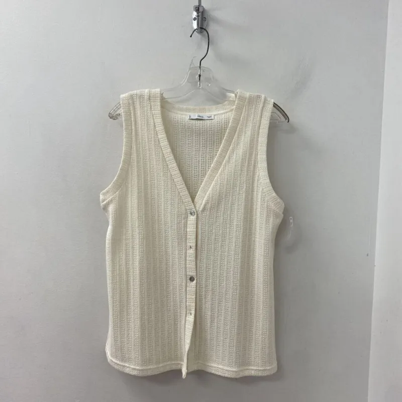MANGO/MNG WOMEN'S CARDIGAN ivory L sold by The Comeback