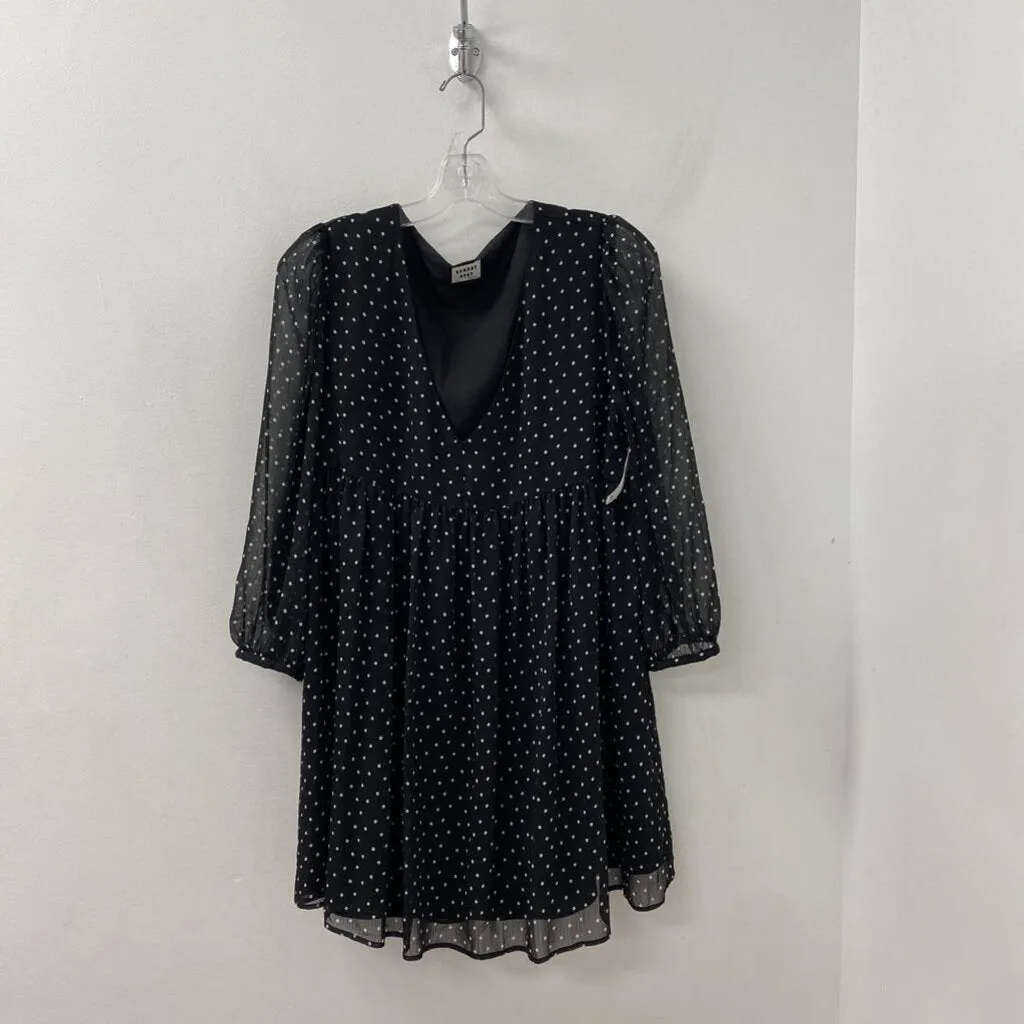 SUNDAY BEST WOMEN'S DRESS black white M sold by The Comeback