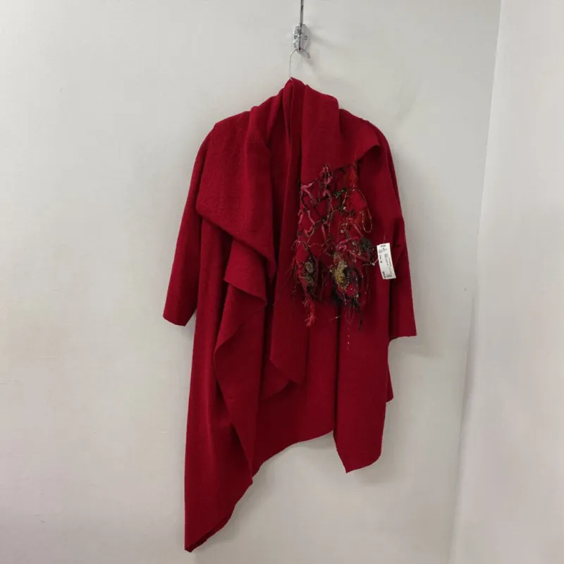 OLGA SARA WOMEN'S COAT red M sold by The Comeback