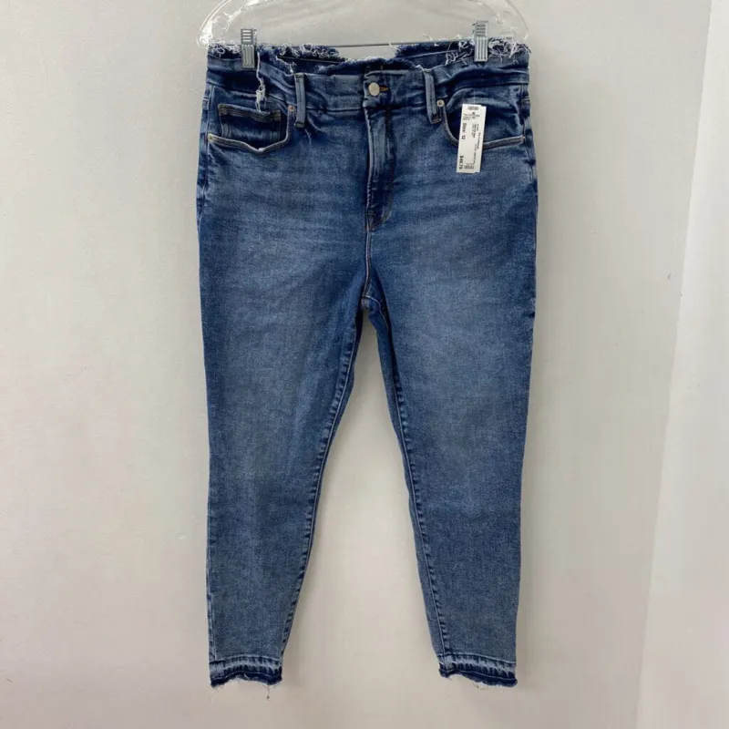 GOOD AMERICAN WOMEN'S JEANS blue 12 sold by The Comeback