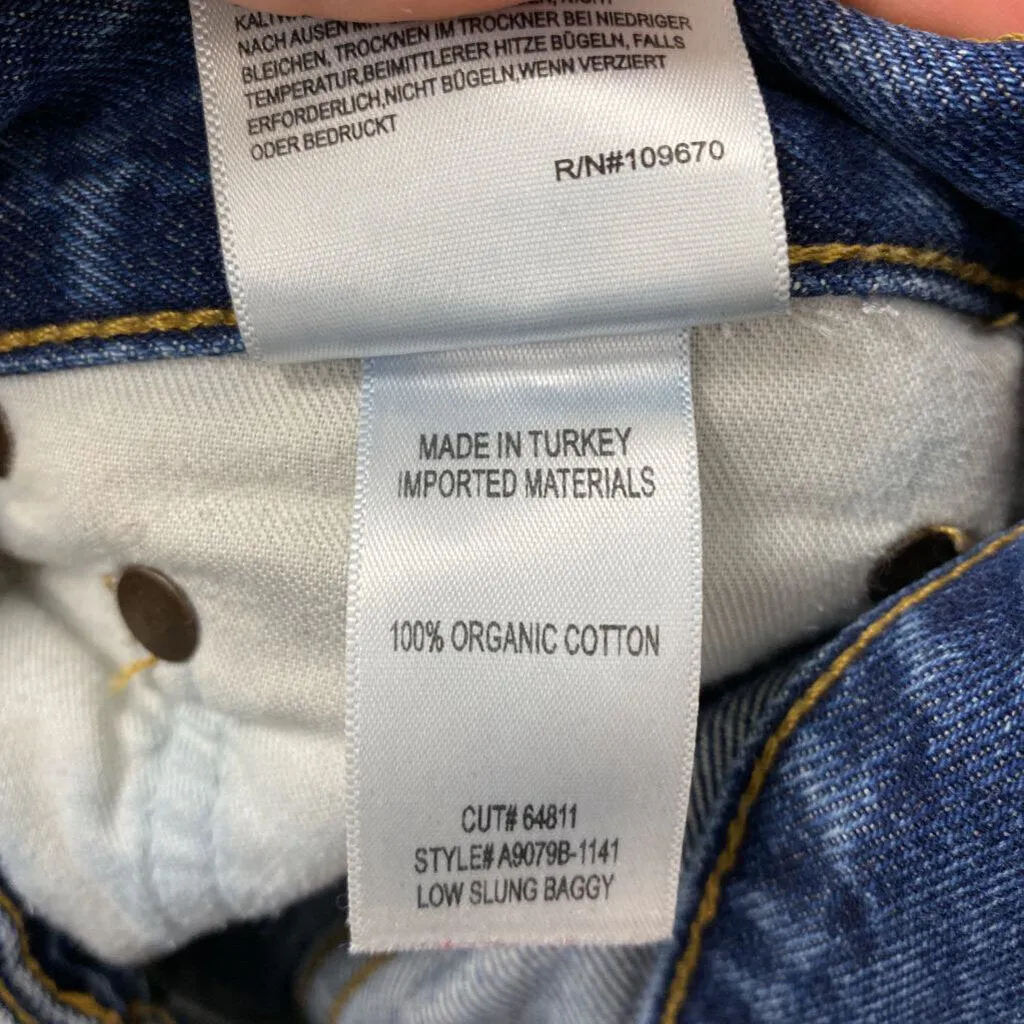 AGOLDE WOMEN'S JEANS blue XS/26 sold by The Comeback product image thumbnail 4