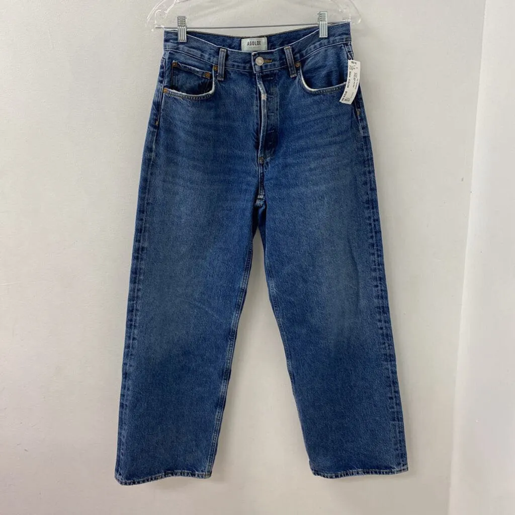 AGOLDE WOMEN'S JEANS blue XS/26 sold by The Comeback