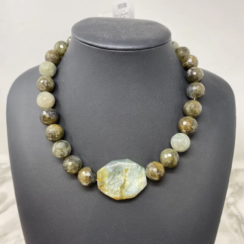 WOMEN'S NECKLACE brown grey sold by The Comeback