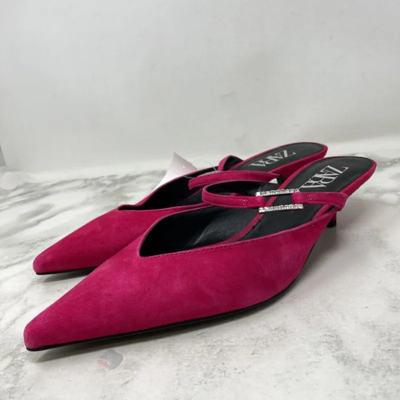 ZARA WOMEN'S HEELS pink 42 sold by The Comeback