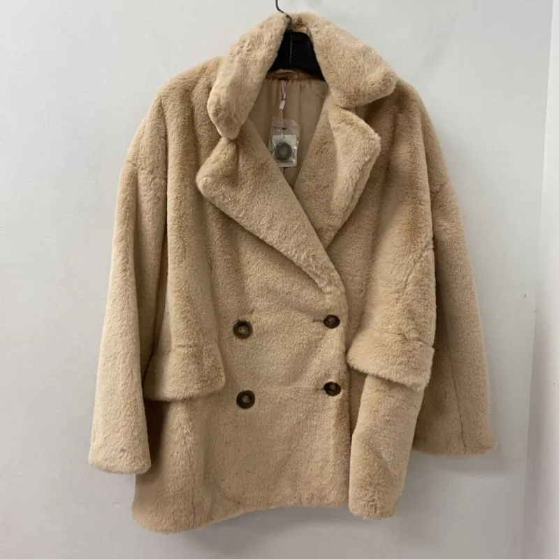 FREE PEOPLE WOMEN'S COAT champagne L sold by The Comeback