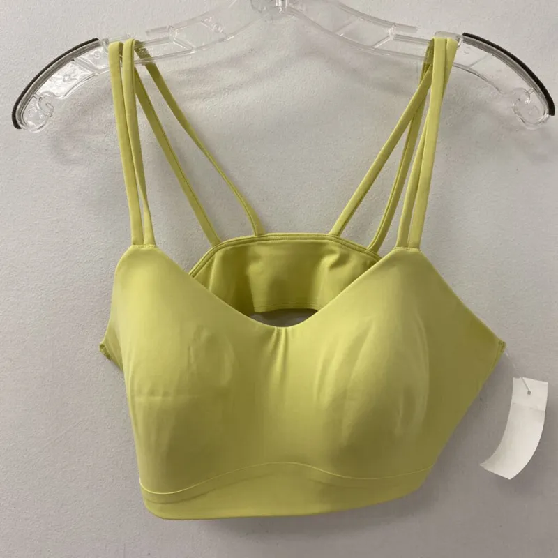 LULULEMON WOMEN'S ACTIVE BRA lime yellow 12 sold by The Comeback