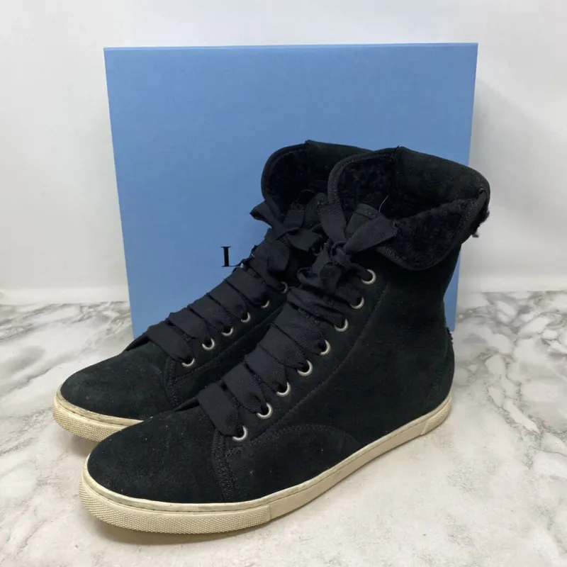LANVIN WOMEN'S SNEAKERS black 39 made by Lanvin