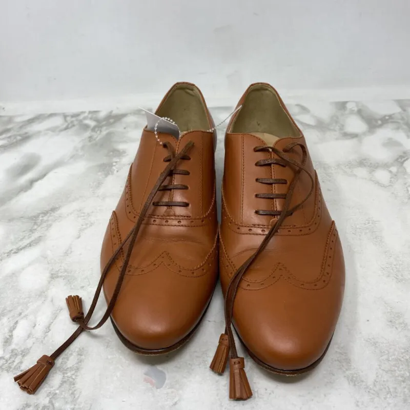 J CREW WOMEN'S FLATS brown 9 made by J. Crew