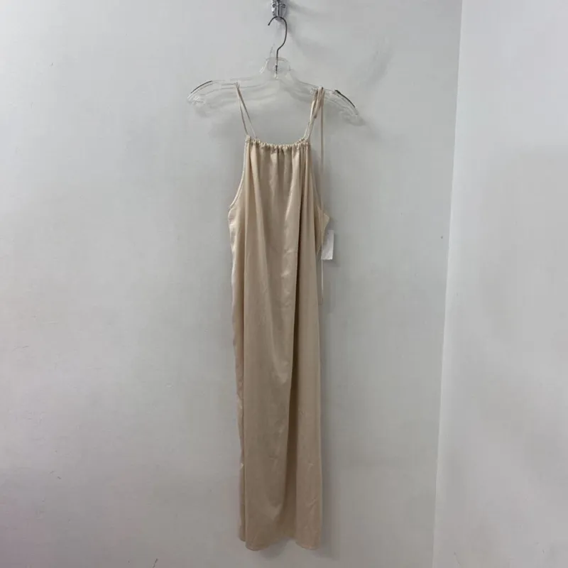 t line WOMEN'S DRESS champagne S/M sold by The Comeback