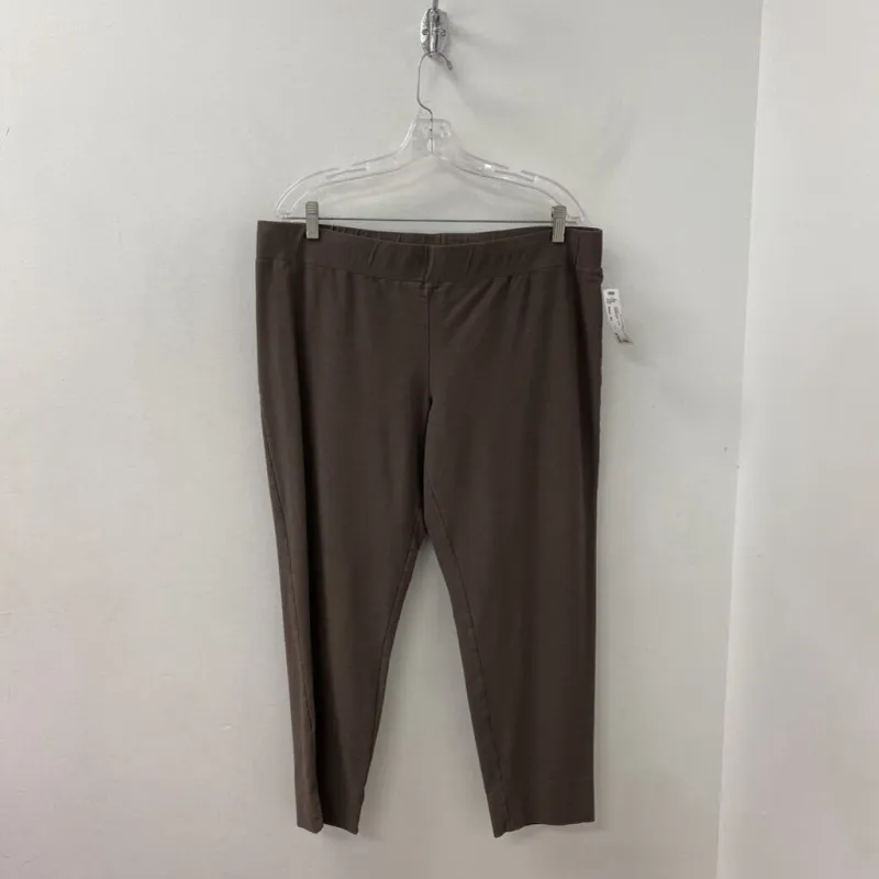 EILEEN FISHER WOMEN'S PANTS taupe XL sold by The Comeback