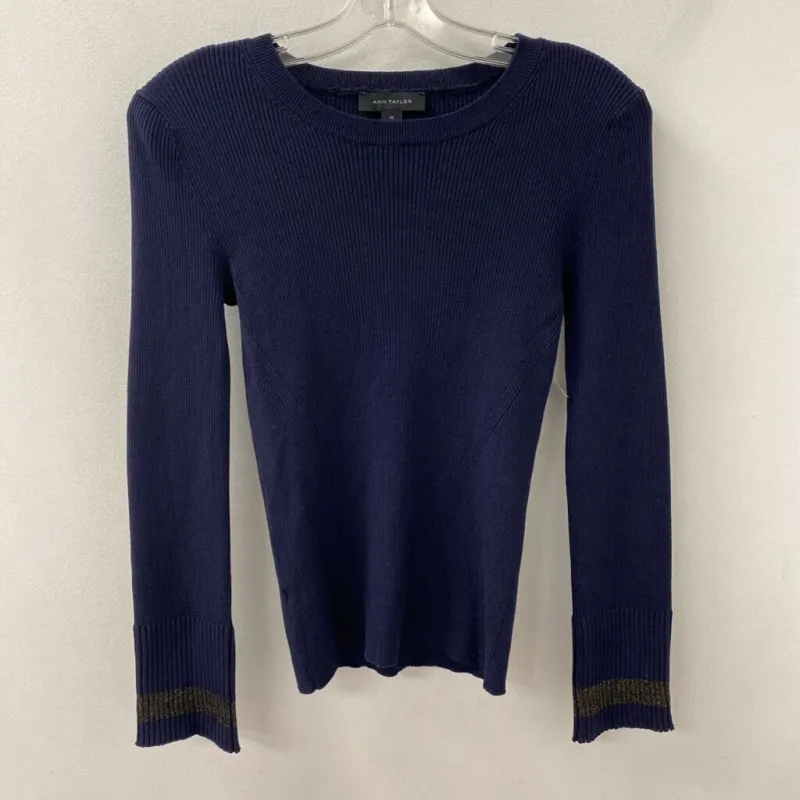 ANN TAYLOR WOMEN'S SWEATER navy XS sold by The Comeback