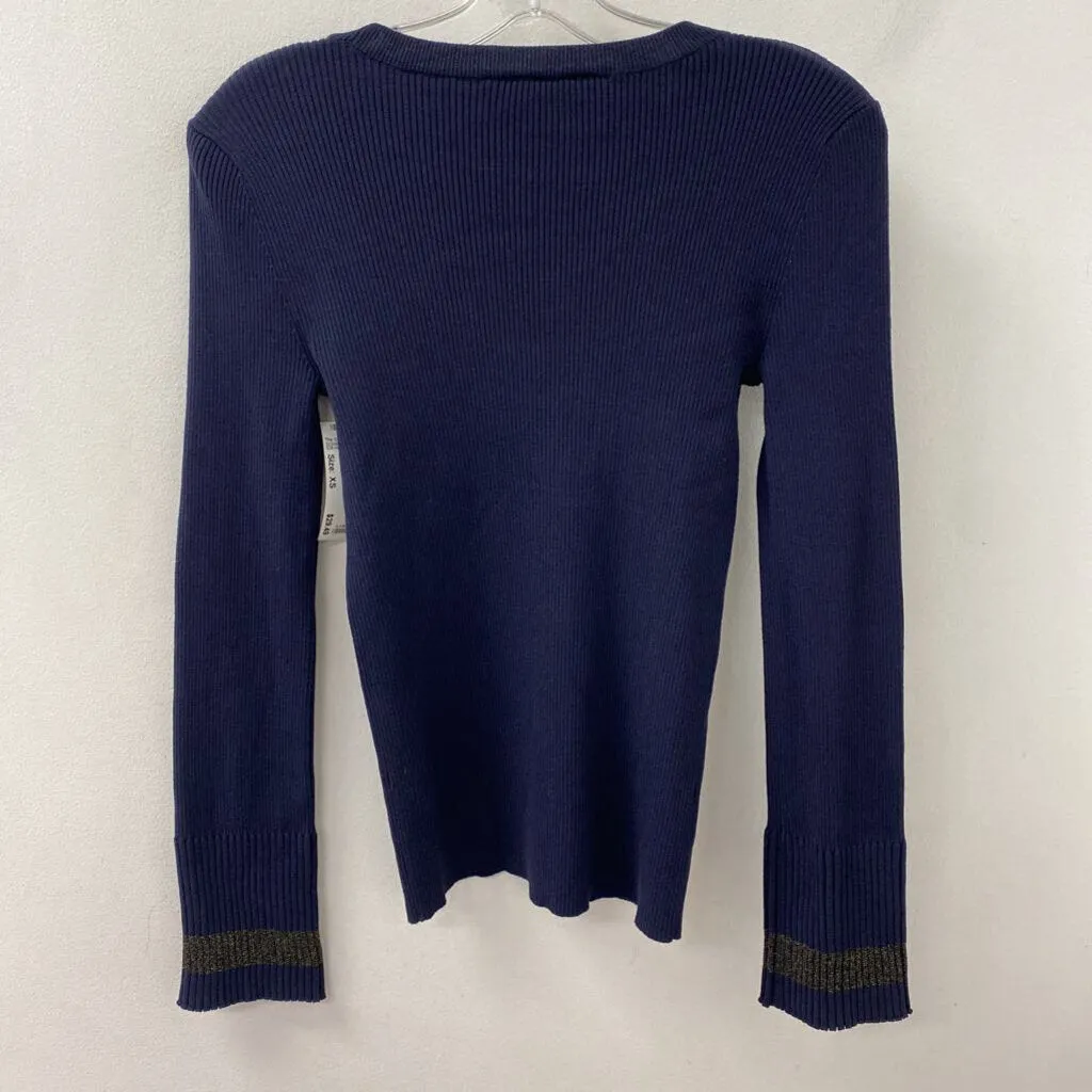 ANN TAYLOR WOMEN'S SWEATER navy XS sold by The Comeback product image thumbnail 2