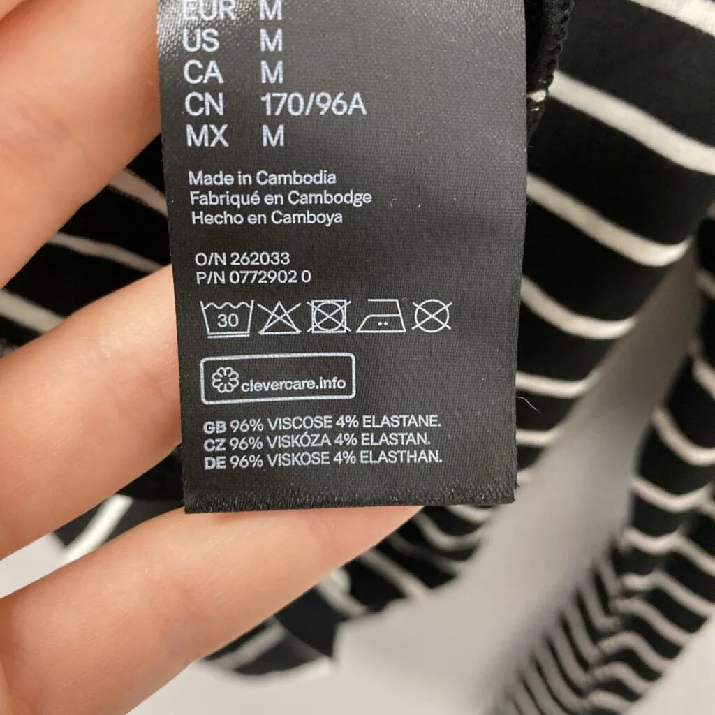H&M WOMEN'S T-SHIRT black white M sold by The Comeback product image thumbnail 4