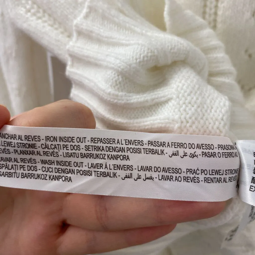 ZARA WOMEN'S SWEATER white L sold by The Comeback product image thumbnail 4