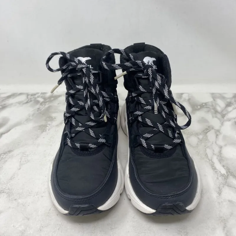SOREL WOMEN'S BOOTS WINTER black white 8 sold by The Comeback
