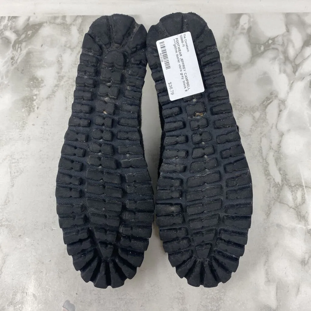 JEFFREY CAMPBELL WOMEN'S FOOTWEAR grey black 8 sold by The Comeback product image thumbnail 5