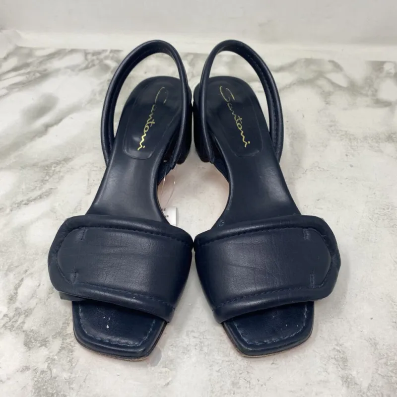 SANTONI WOMEN'S SANDALS navy 37.5 sold by The Comeback