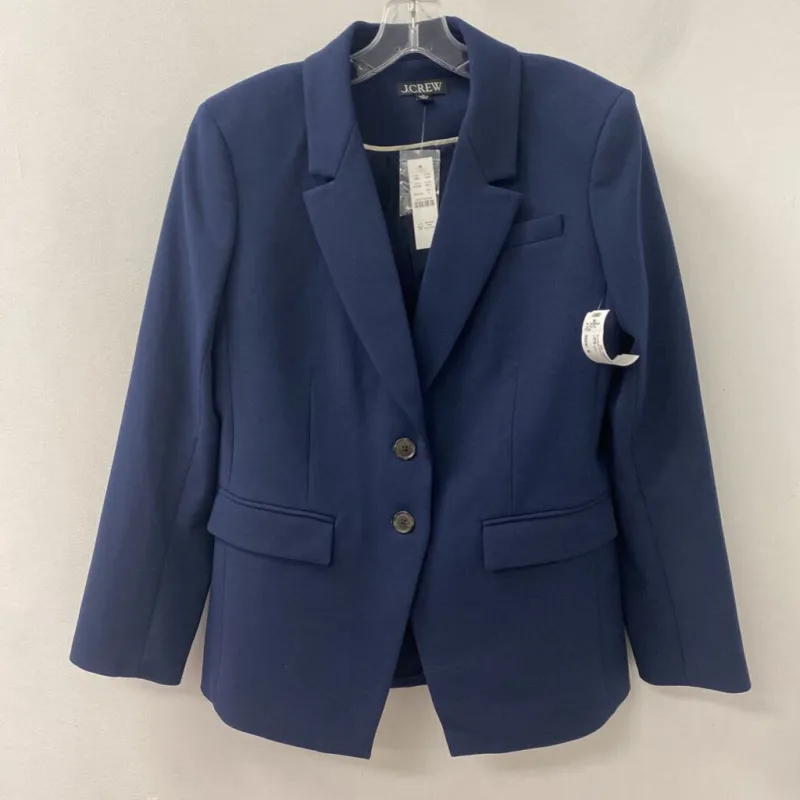 J CREW WOMEN'S BLAZER/JACKET navy 6 made by J. Crew