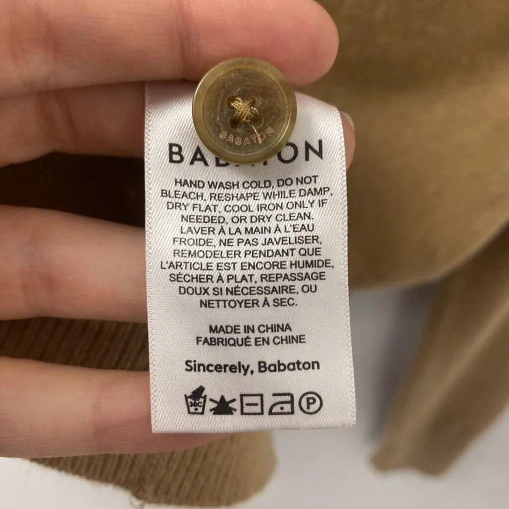 BABATON WOMEN'S CARDIGAN tan S sold by The Comeback product image thumbnail 4