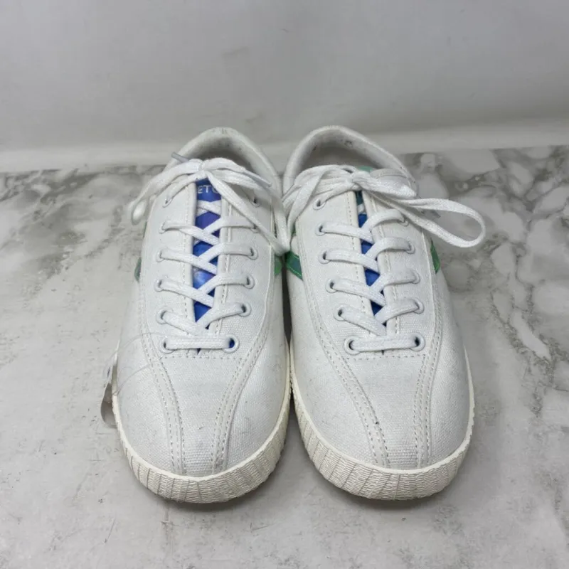 TRETORN WOMEN'S SNEAKERS white green blue 9 sold by The Comeback