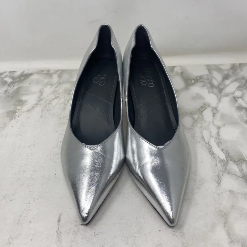 FRANCO SARTO WOMEN'S FOOTWEAR silver 8.5 sold by The Comeback