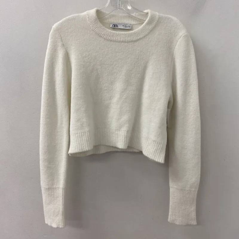 ZARA WOMEN'S SWEATER white L sold by The Comeback