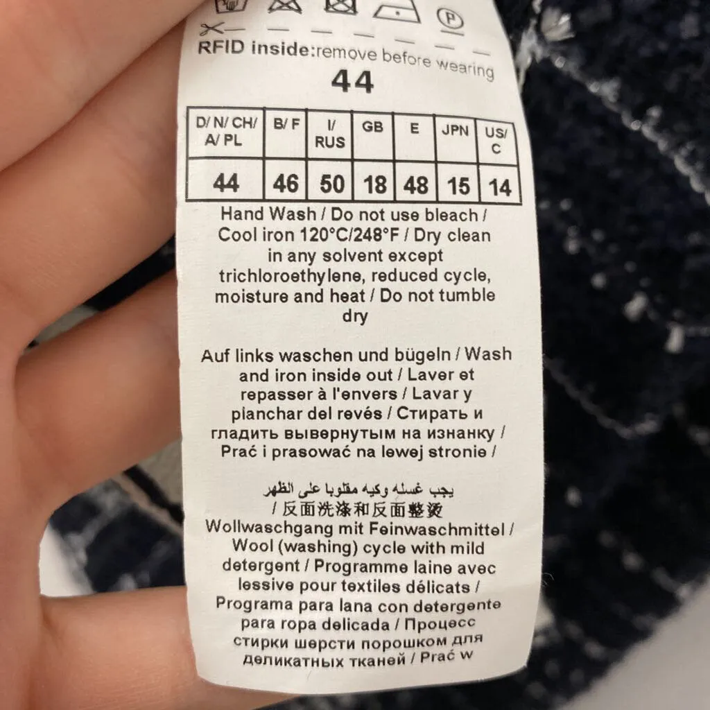 GERRY WEBER WOMEN'S CARDIGAN navy white L/44 sold by The Comeback product image thumbnail 4