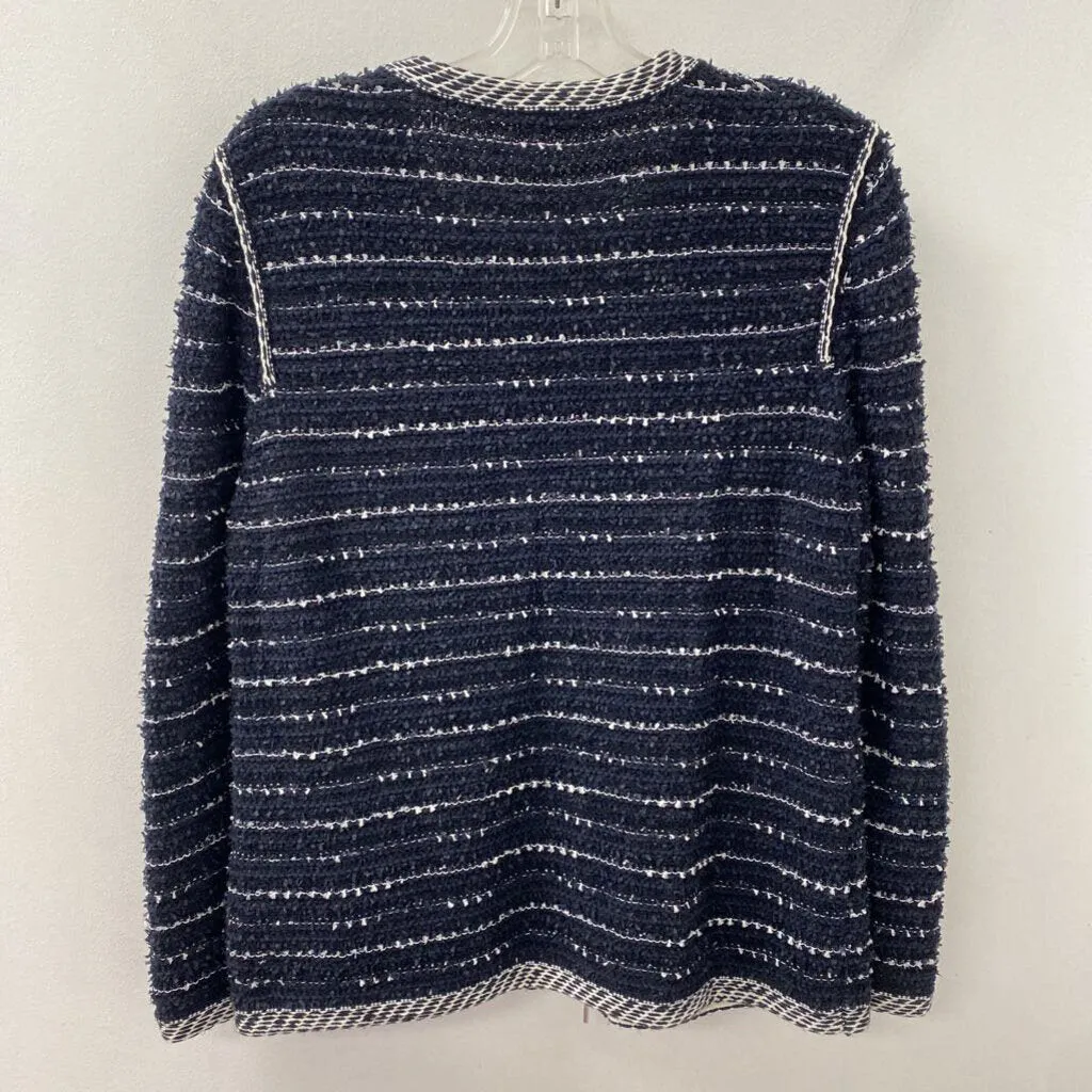 GERRY WEBER WOMEN'S CARDIGAN navy white L/44 sold by The Comeback product image thumbnail 3