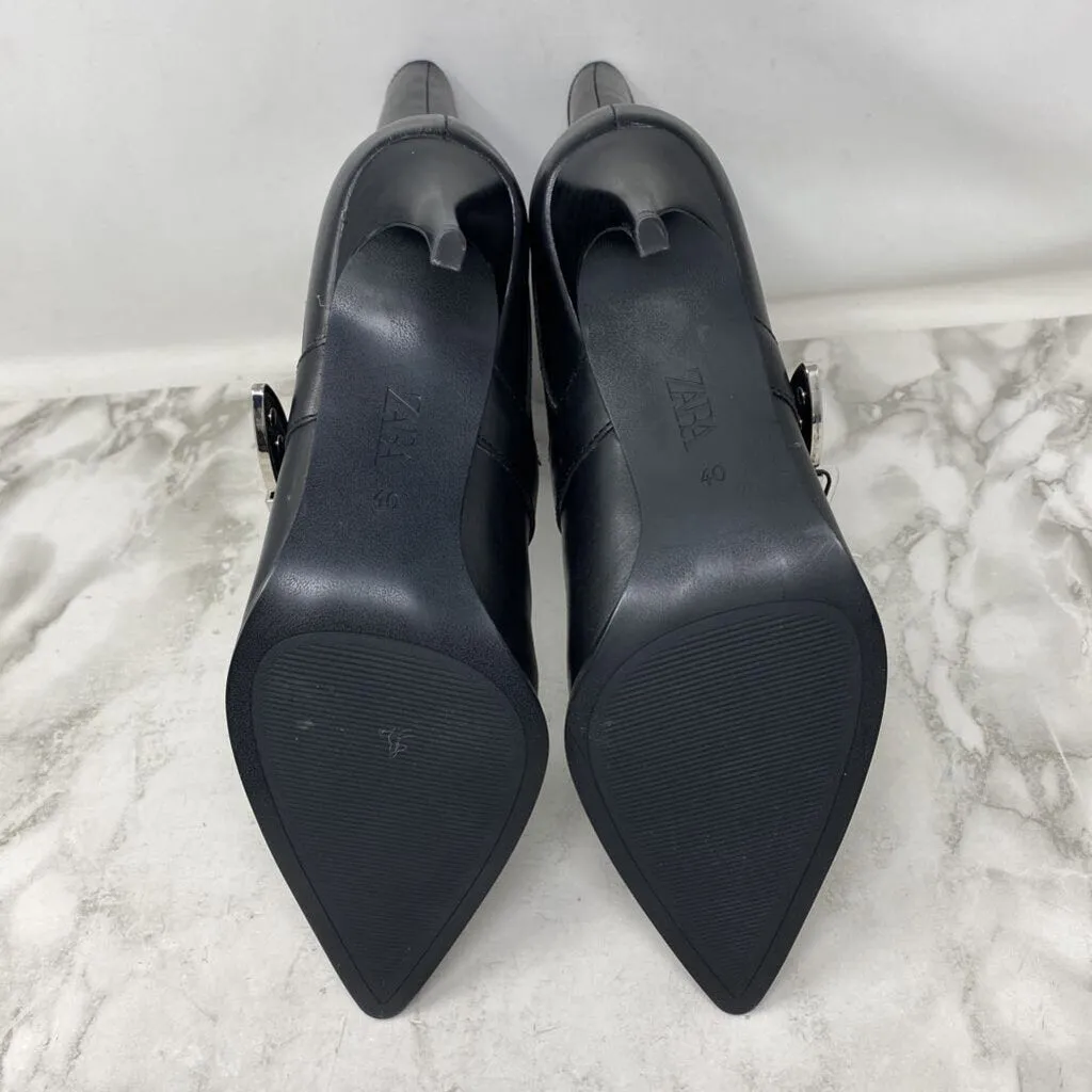 ZARA WOMEN'S BOOTS black silver 40 sold by The Comeback product image thumbnail 5