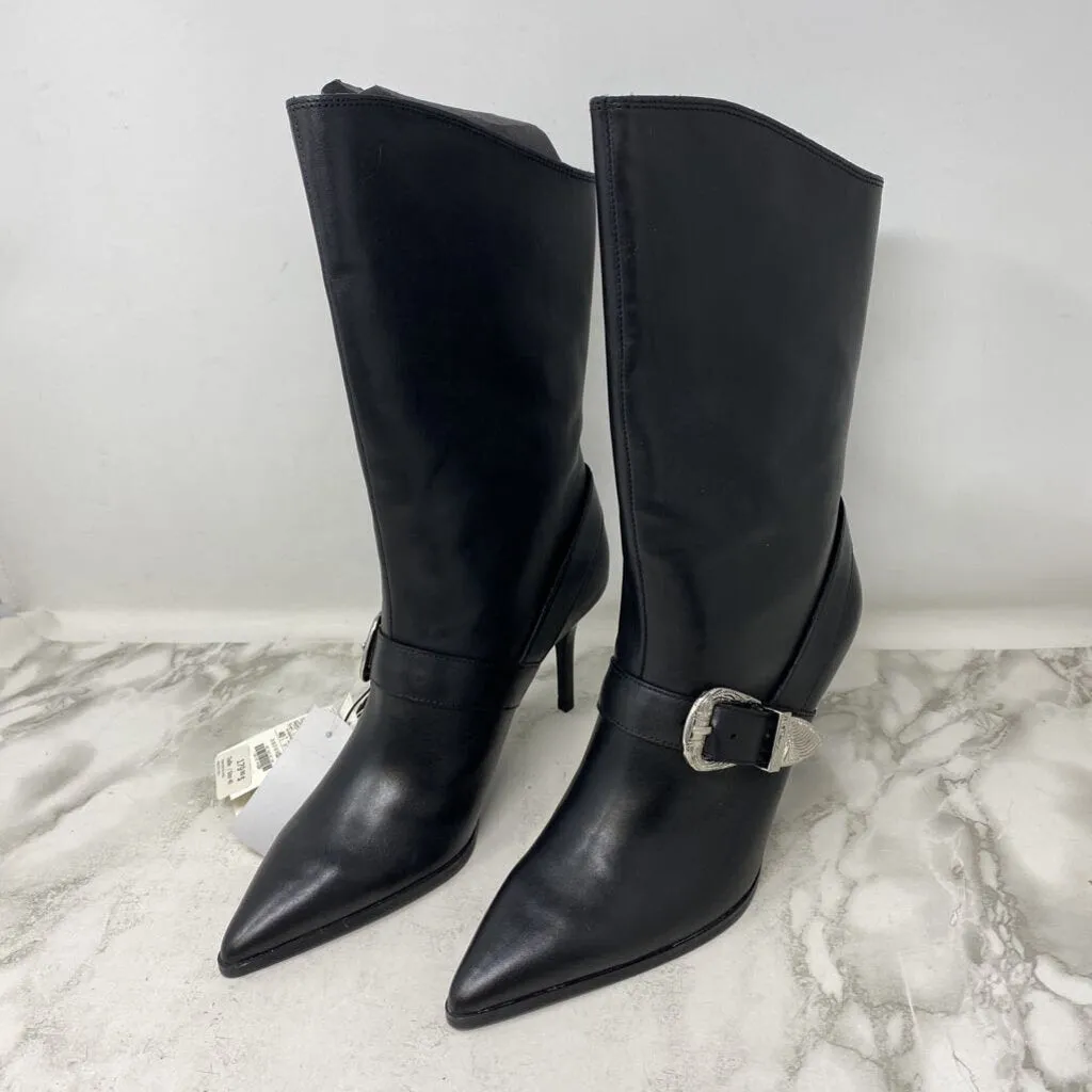 ZARA WOMEN'S BOOTS black silver 40 sold by The Comeback product image thumbnail 2