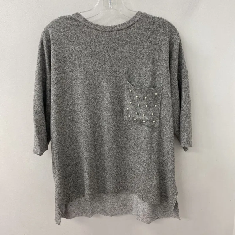 ZARA WOMEN'S TOP grey M made by Zara